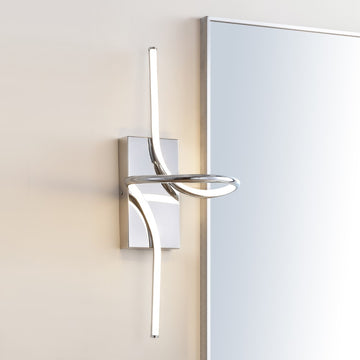 Sketch 9" Minimalist Metal Integrated LED Vanity Light Sconce - JONATHAN Y